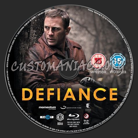 Defiance blu-ray label