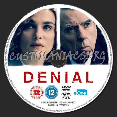 Denial dvd label