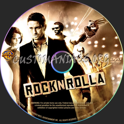 RocknRolla dvd label