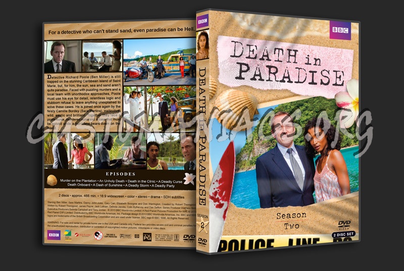 Death in Paradise - Seasons 1-9 dvd cover