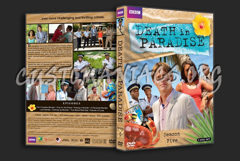 Death in Paradise - Seasons 1-9 dvd cover