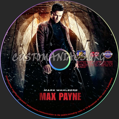 Max Payne dvd label