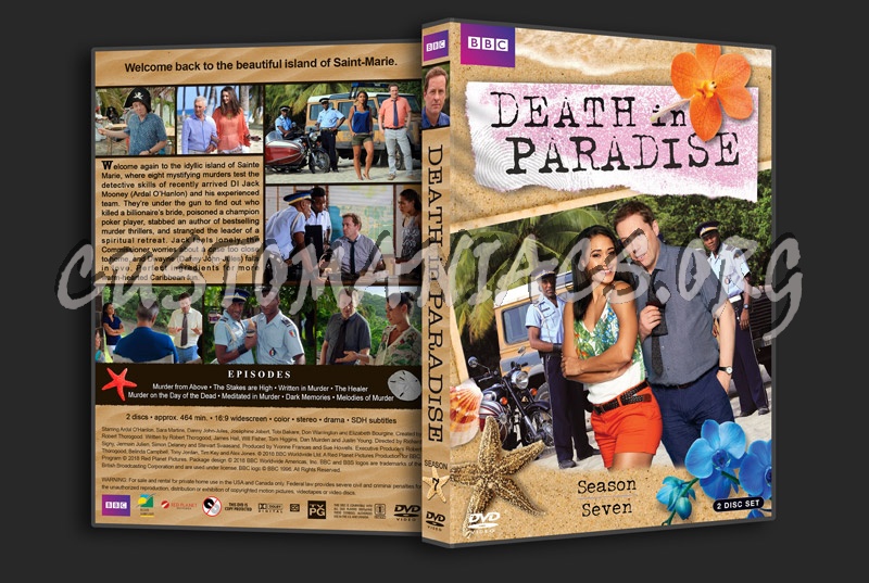 Death in Paradise - Seasons 1-9 dvd cover