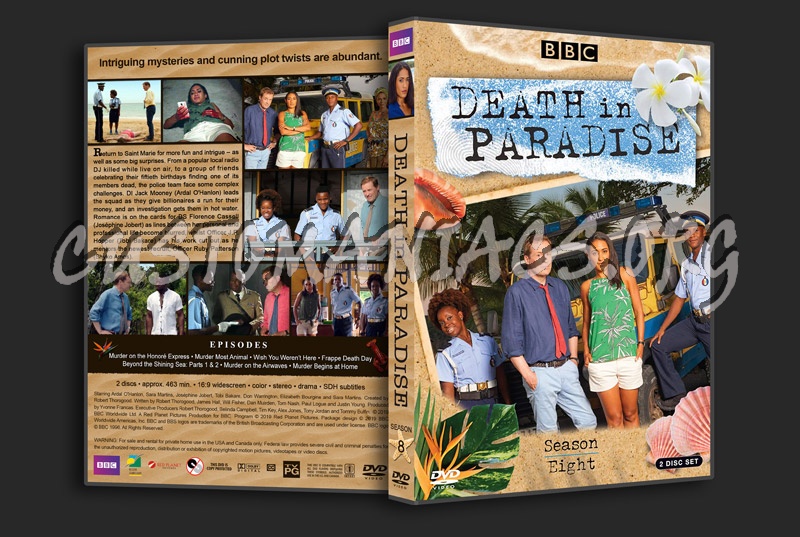 Death in Paradise - Seasons 1-9 dvd cover