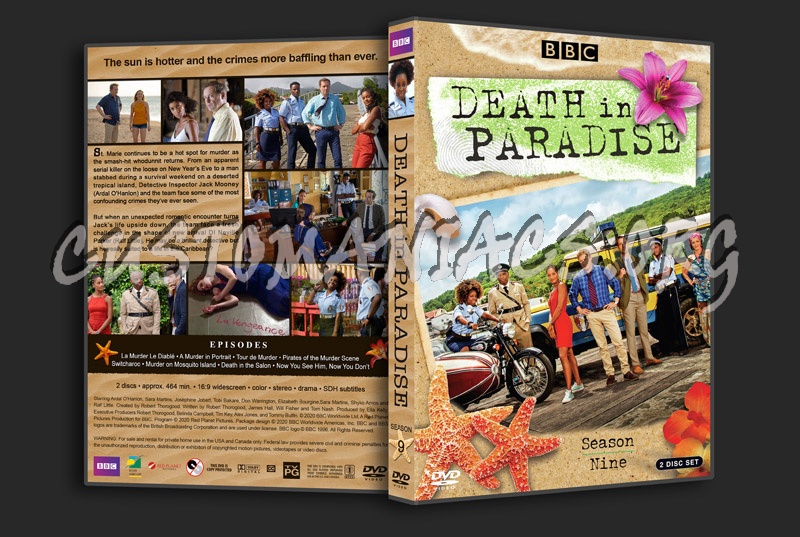Death in Paradise - Seasons 1-9 dvd cover