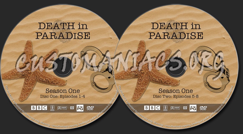 Death in Paradise - Season 1 dvd label