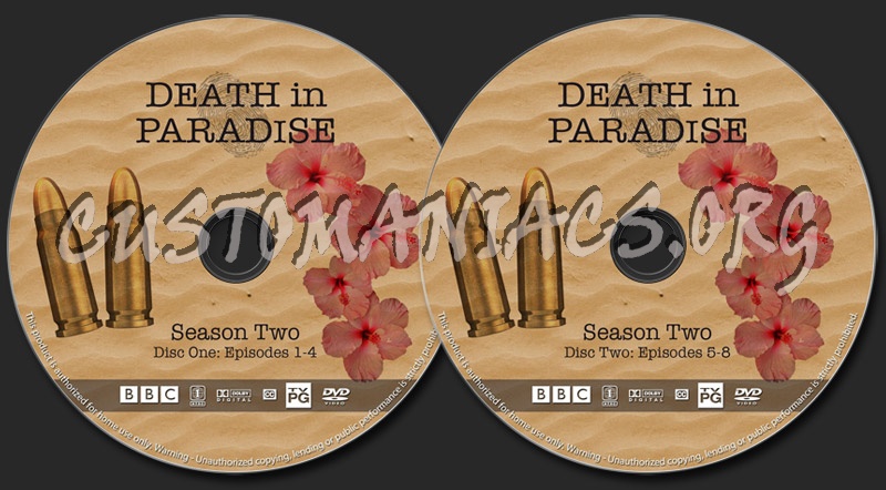 Death in Paradise - Season 2 dvd label