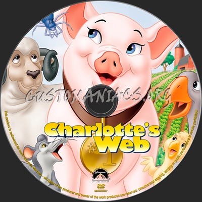 Charlotte's Web dvd label