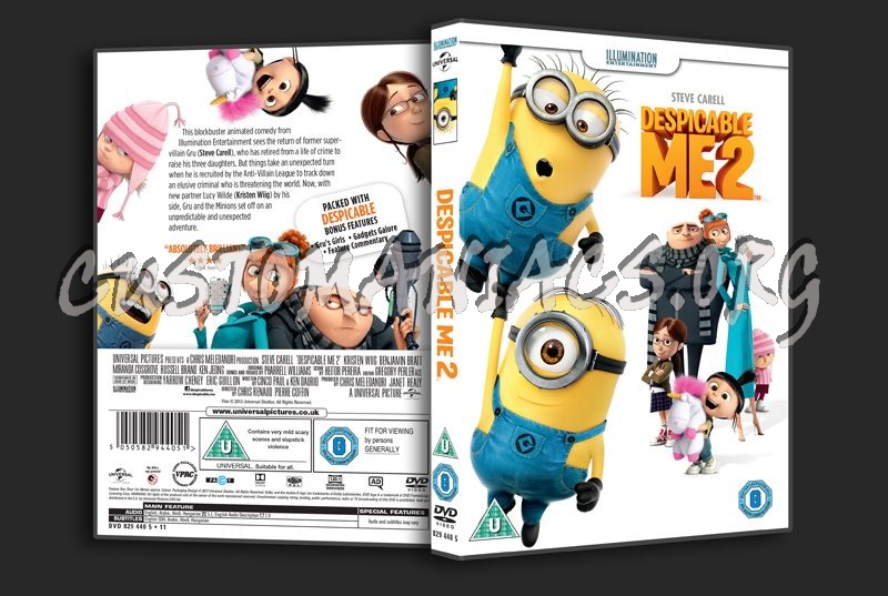 Despicable Me 2 dvd cover