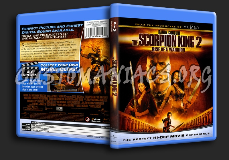 The Scorpion King 2: Rise of a Warrior blu-ray cover