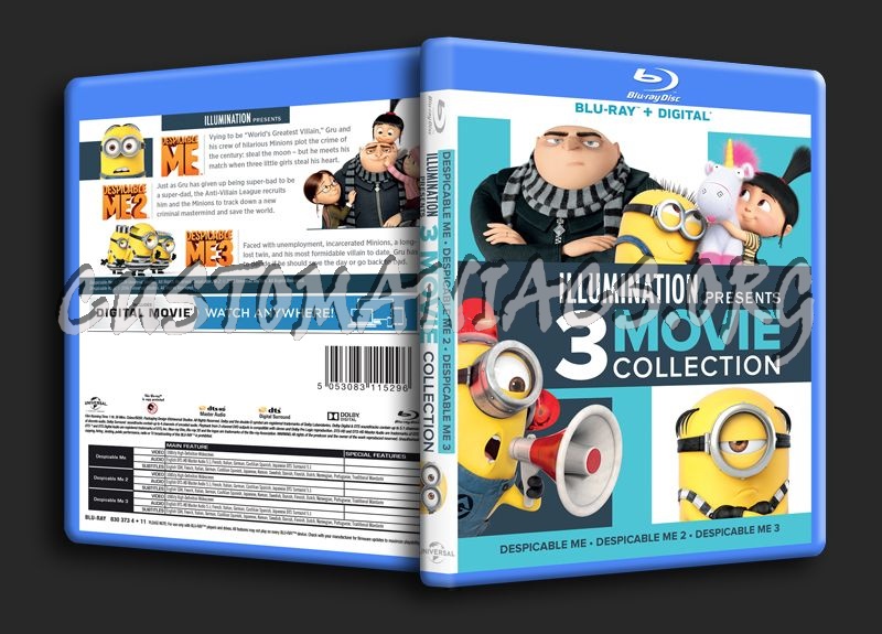 Despicable Me 3-Movie Collection dvd cover