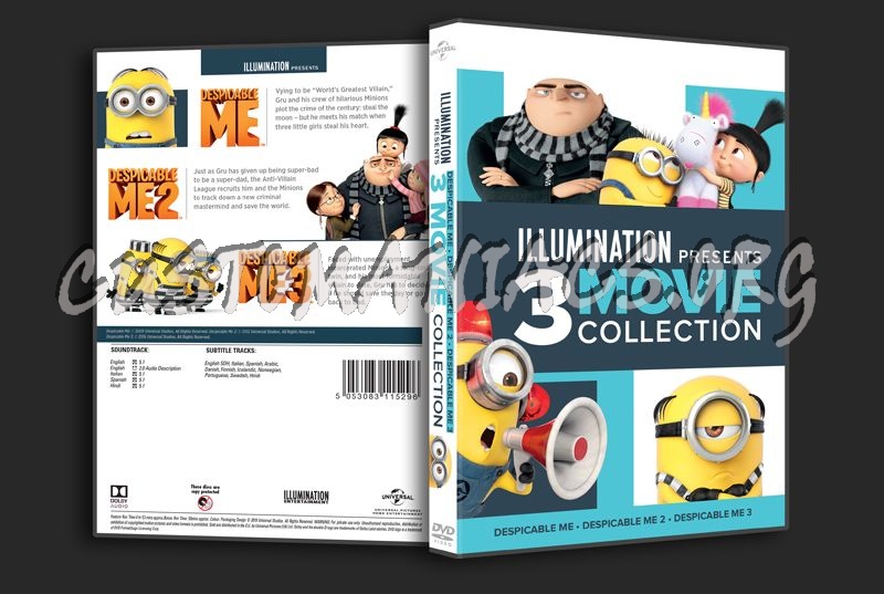 Despicable Me 3-Movie Collection dvd cover