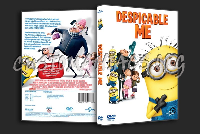 Despicable Me dvd cover