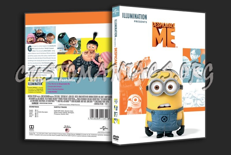 Despicable Me dvd cover