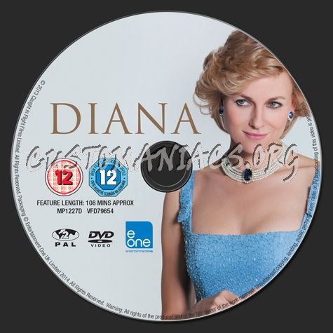 Diana dvd label