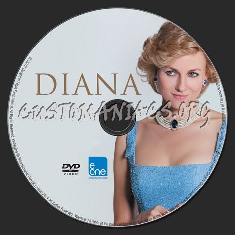 Diana dvd label