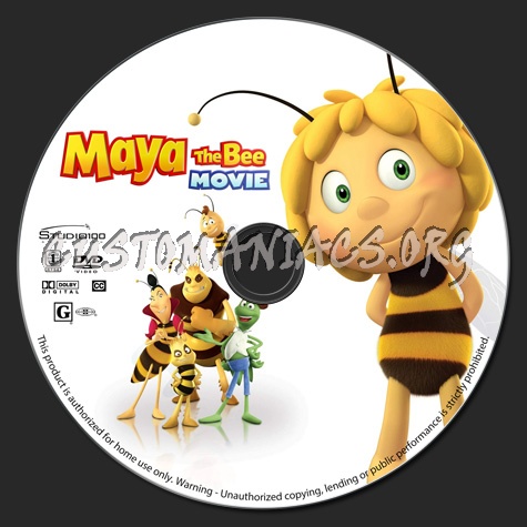 Maya the Bee Movie dvd label