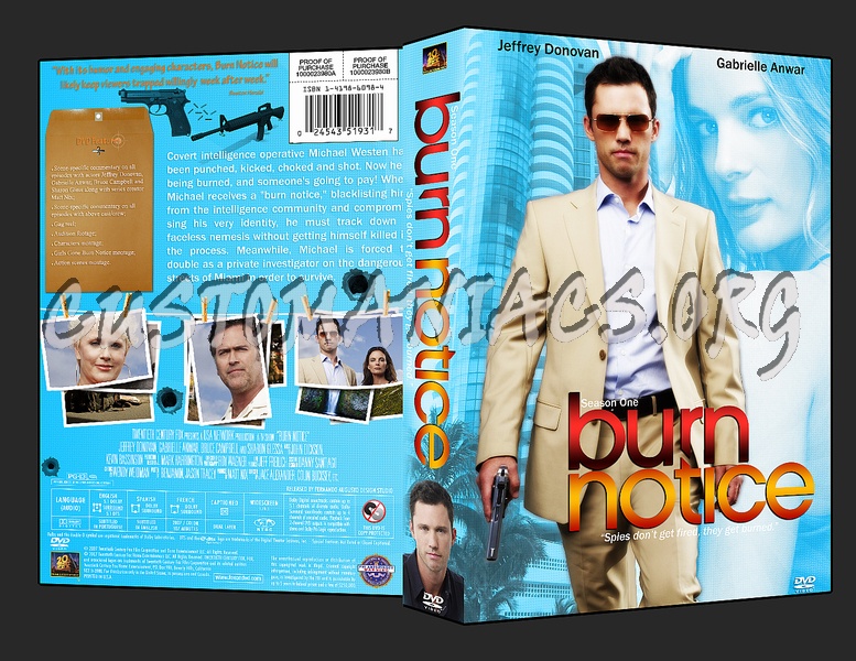 Burn Notice - Season 1 dvd cover