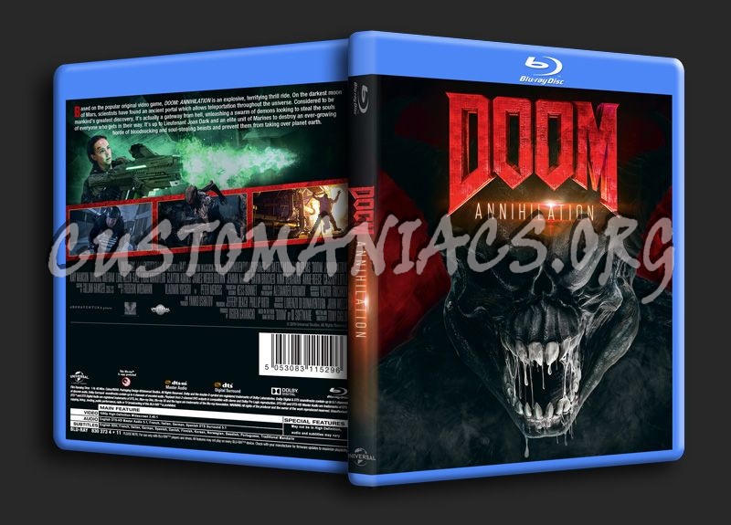 Doom Annihilation blu-ray cover
