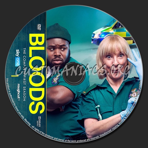 Bloods Season 1 dvd label