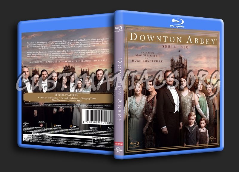 Downton Abbey Season 6 blu-ray cover