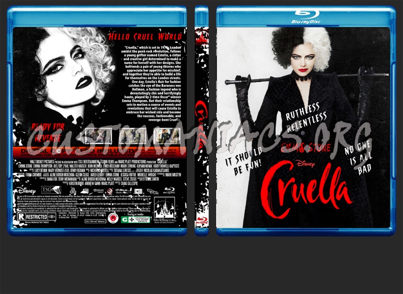 Cruella blu-ray cover