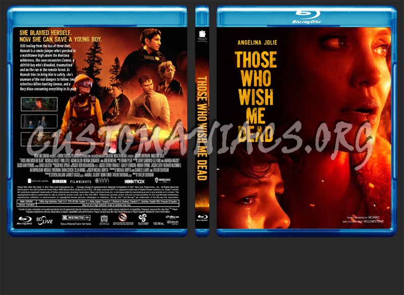 Those Who Wish Me Dead blu-ray cover - DVD Covers & Labels by ...