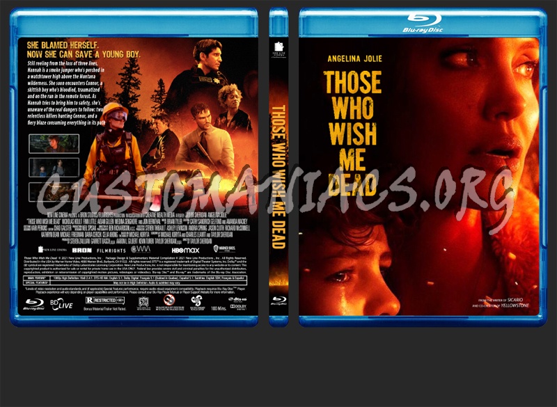 Those Who Wish Me Dead blu-ray cover