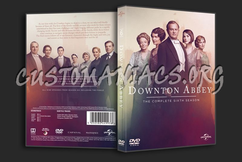 Downton Abbey Season 6 dvd cover