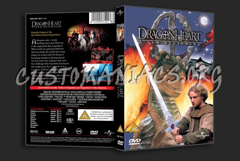Dragonheart A New Beginning dvd cover