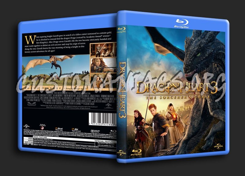 Dragonheart The Sorcerer's Curse blu-ray cover