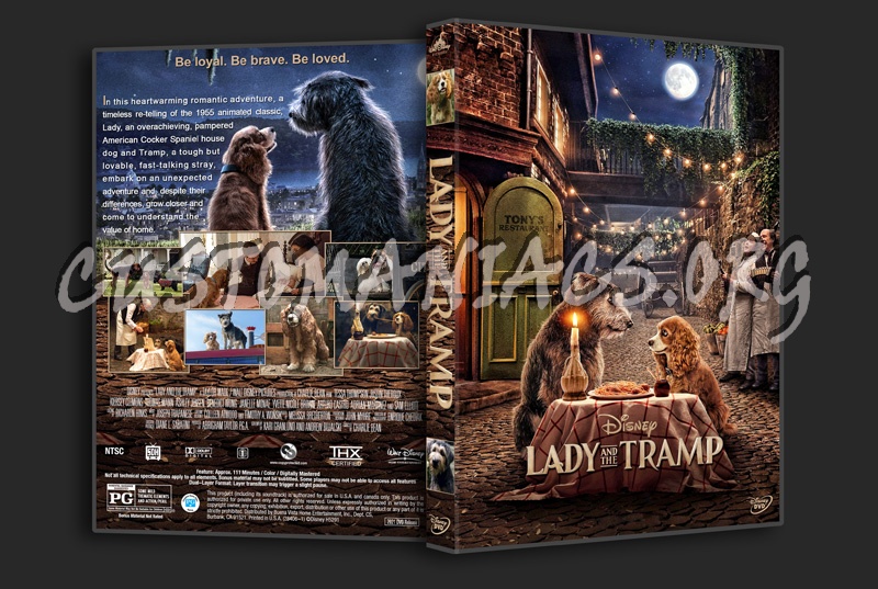 Lady and the Tramp (2019) dvd cover