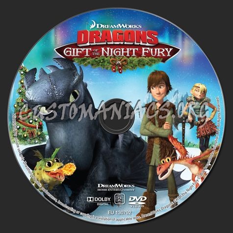 Dragons Gift of the Night Fury dvd label