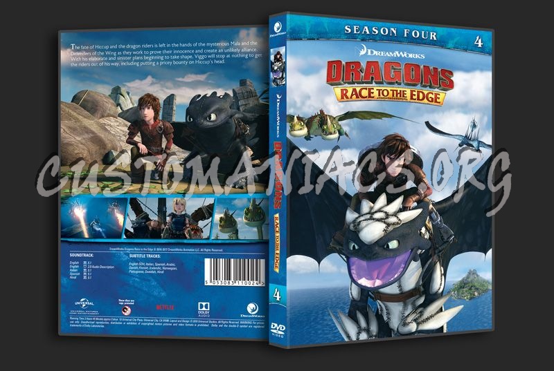 Dragons Race to the Edge Season 4 dvd cover