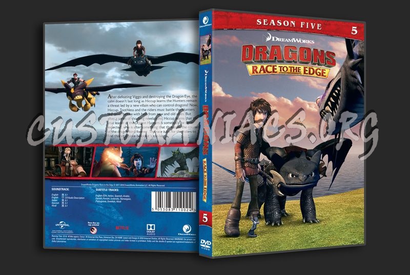 Dragons Race to the Edge Season 5 dvd cover