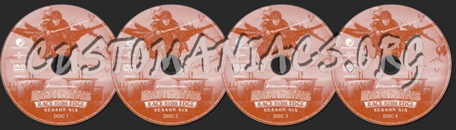 Dragons Race to the Edge Season 6 dvd label