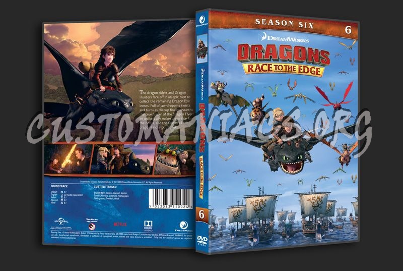 Dragons Race to the Edge Season 6 dvd cover