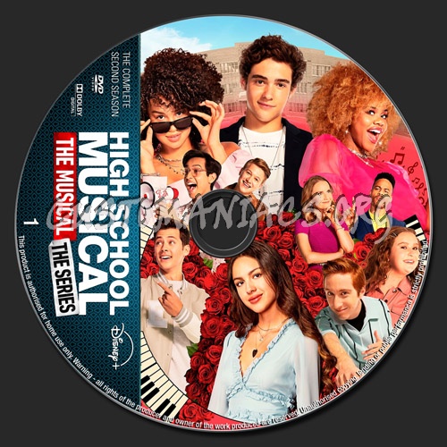 High School Musical Season 2 dvd label
