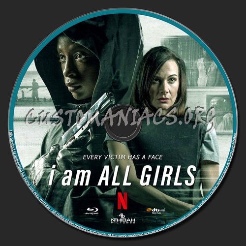 I Am All Girls blu-ray label