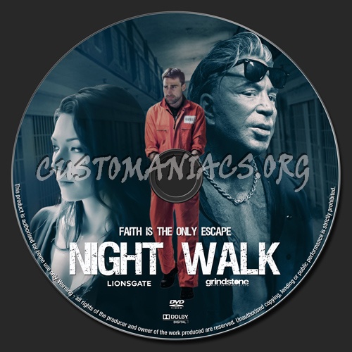 Night Walk dvd label