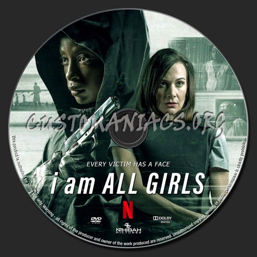 I Am All Girls dvd label