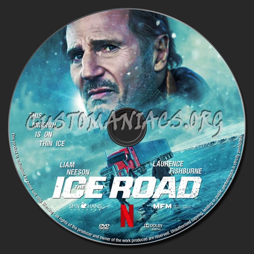 The Ice Road dvd label