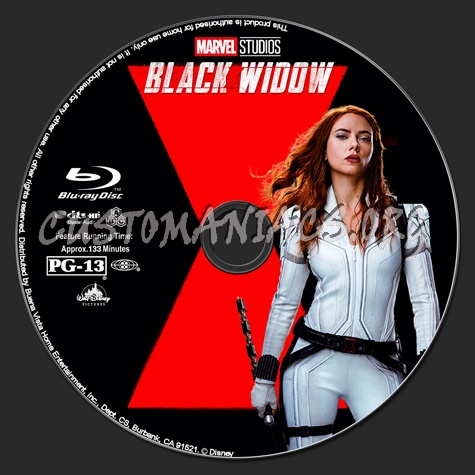 Black Widow blu-ray label