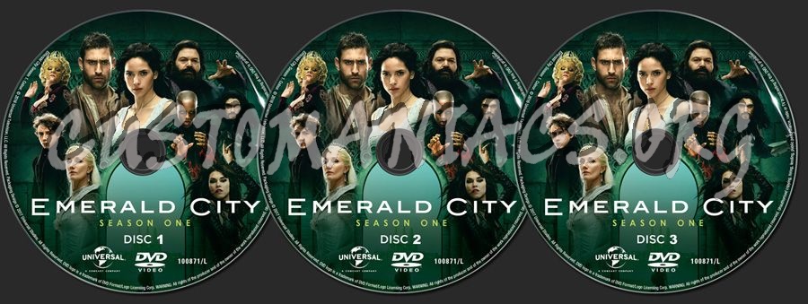 Emerald City Season 1 dvd label
