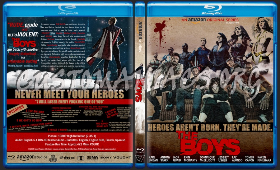 The Boys S2 blu-ray cover