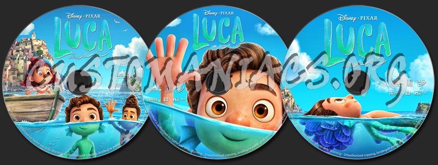 Luca dvd label