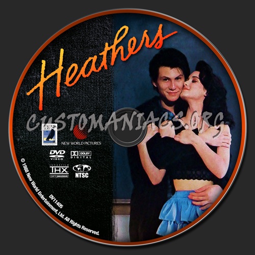 Heathers dvd label