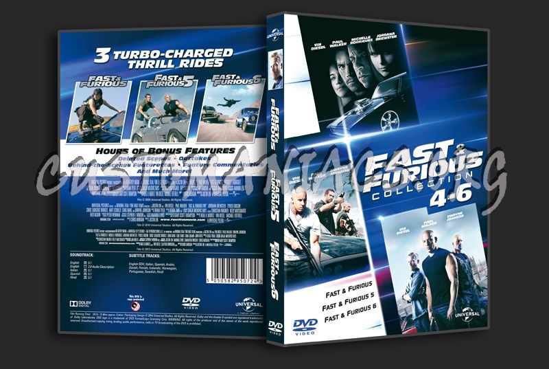 Fast & Furious 4-6 Collection dvd cover
