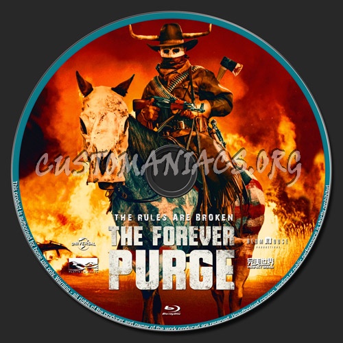 The Forever purge blu-ray label
