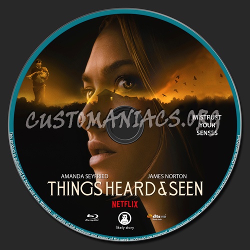 Things Heard And Seen blu-ray label